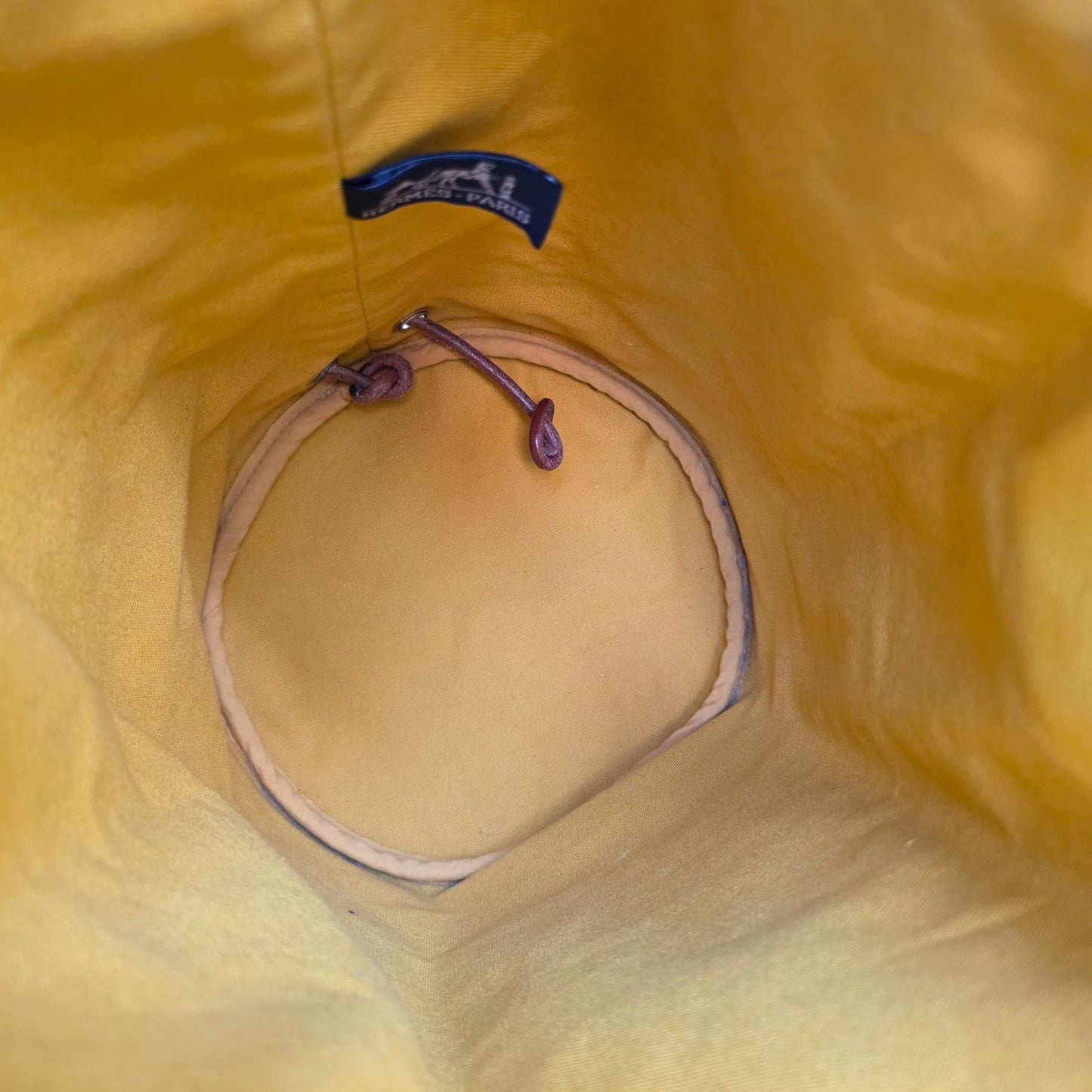 HERMES Canvas Bucket Bag [Pre-Owned]