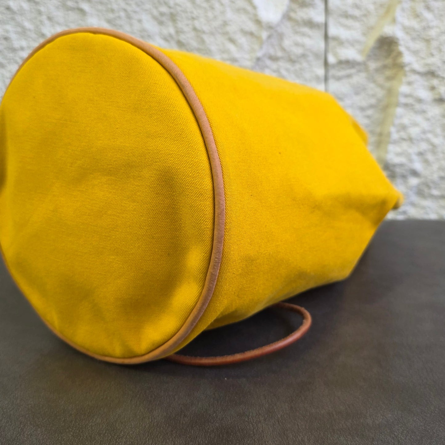 HERMES Canvas Bucket Bag [Pre-Owned]