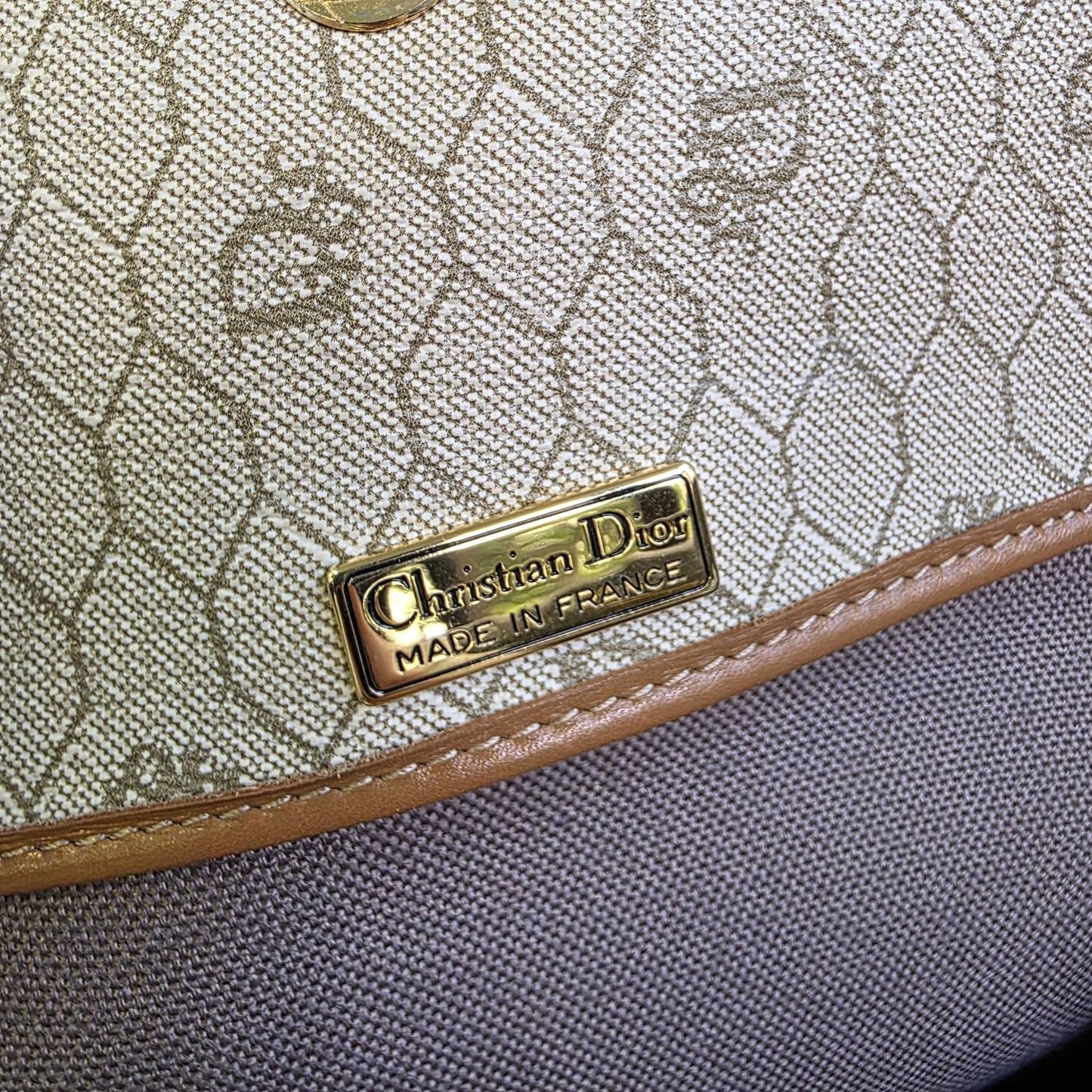DIOR 蜂巢图案马鞍包 [二手]