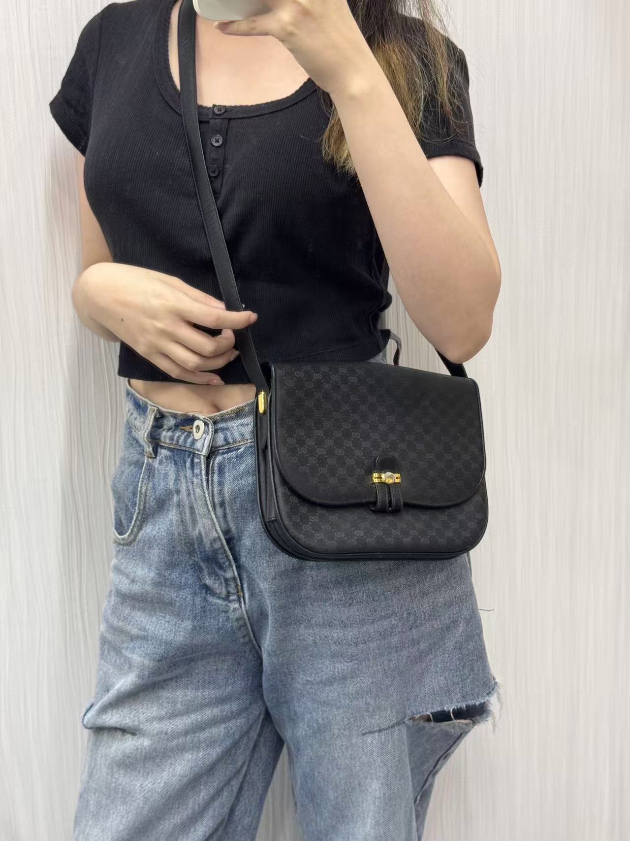 GUCCI Monogram GG 单肩包 [二手]