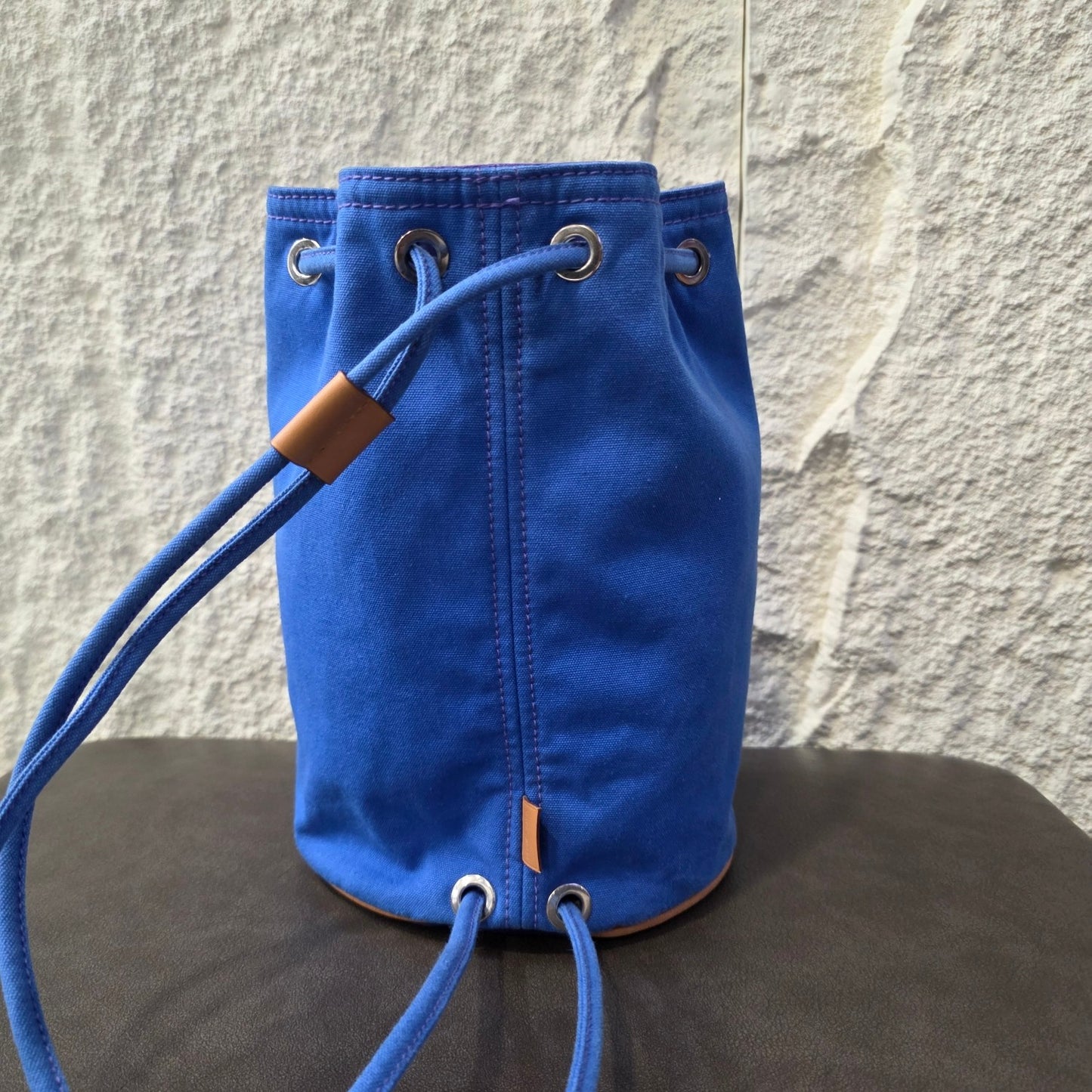 HERMES Canvas Bucket Bag [Pre-Owned]