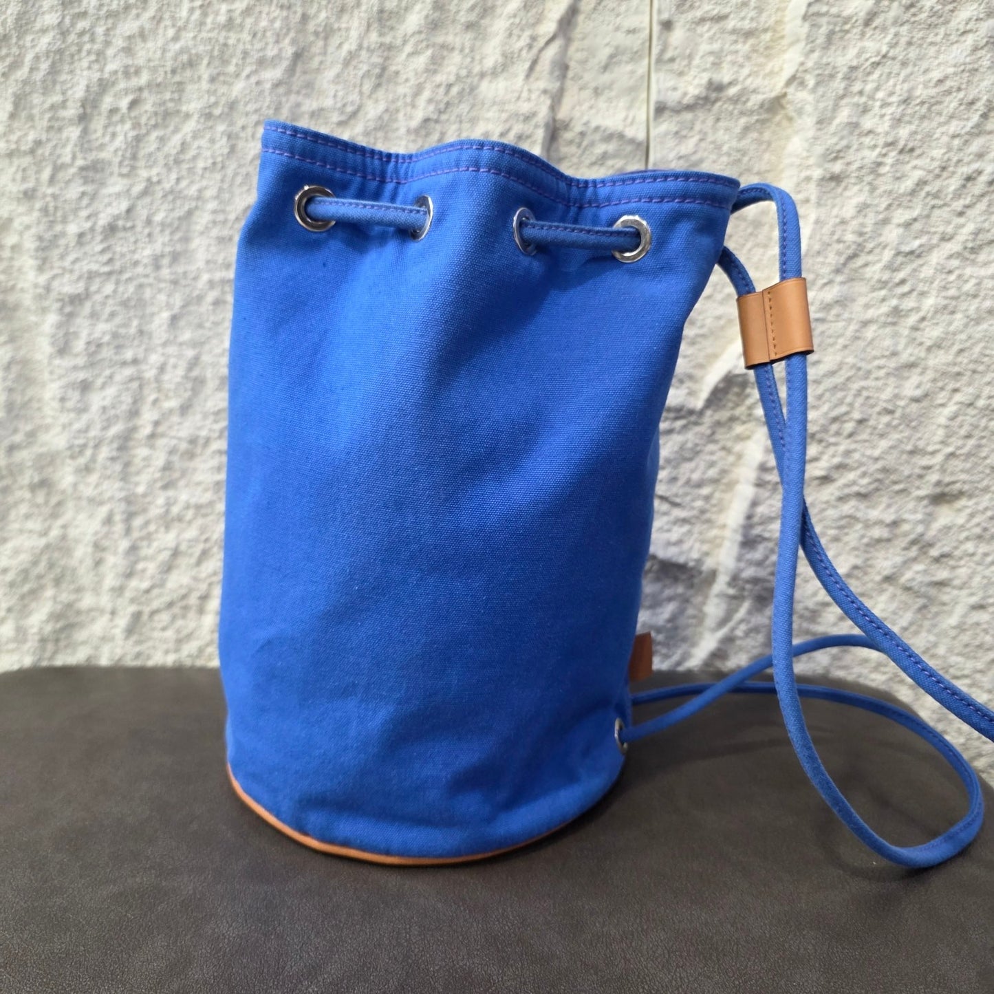 HERMES Canvas Bucket Bag [Pre-Owned]