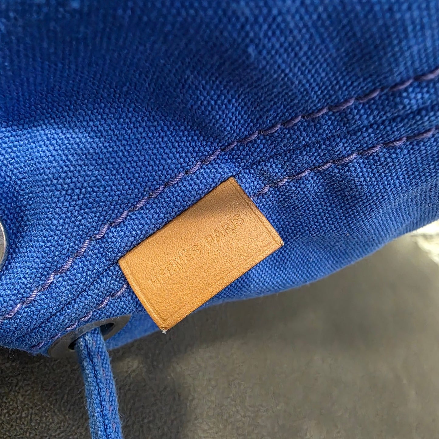 HERMES Canvas Bucket Bag [Pre-Owned]