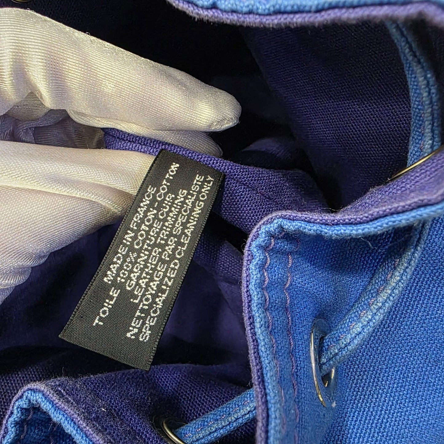 HERMES Canvas Bucket Bag [Pre-Owned]
