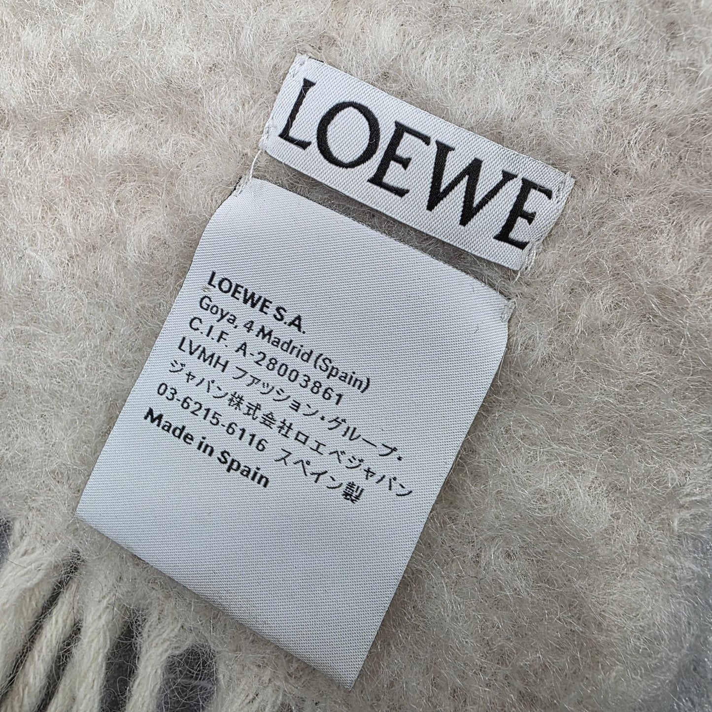 LOEWE Mohair Scarf [Pre-Owned]