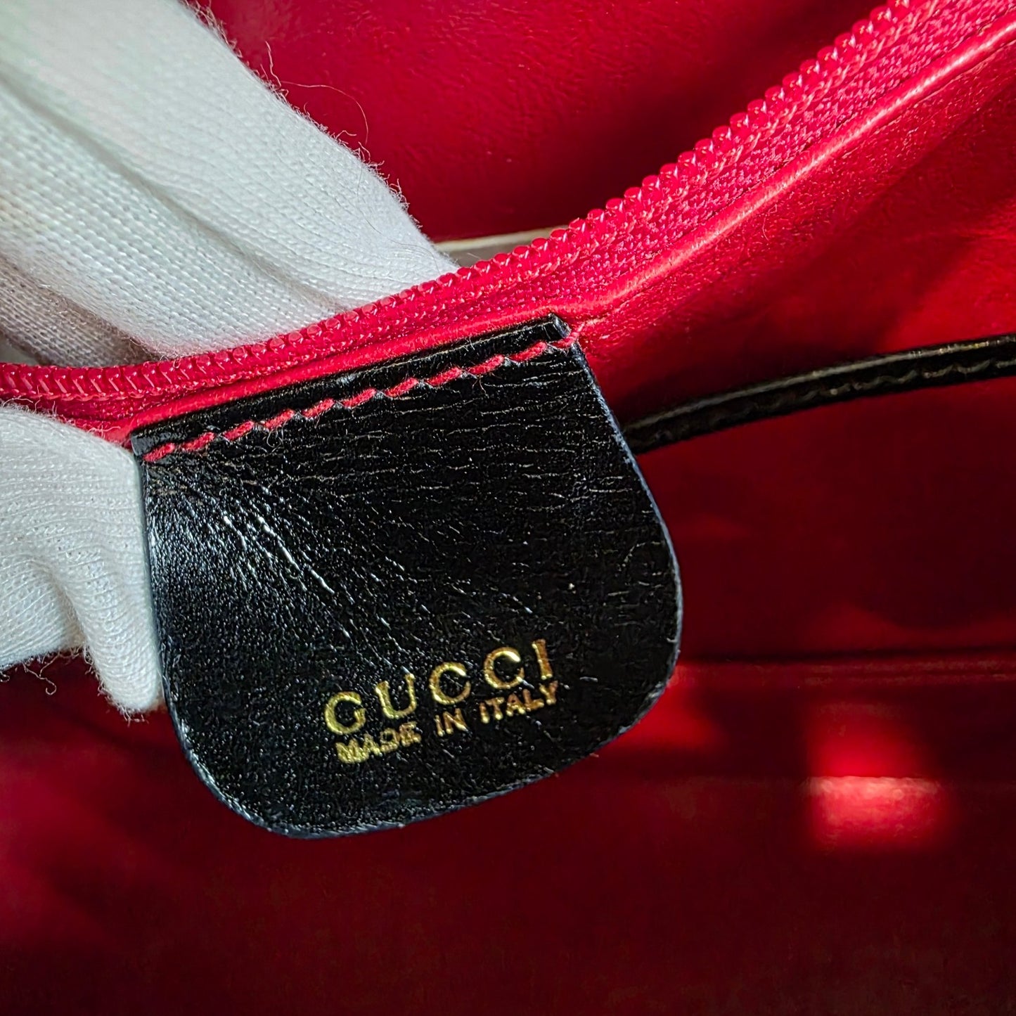 Gucci 竹节纹光滑皮革包 [二手]