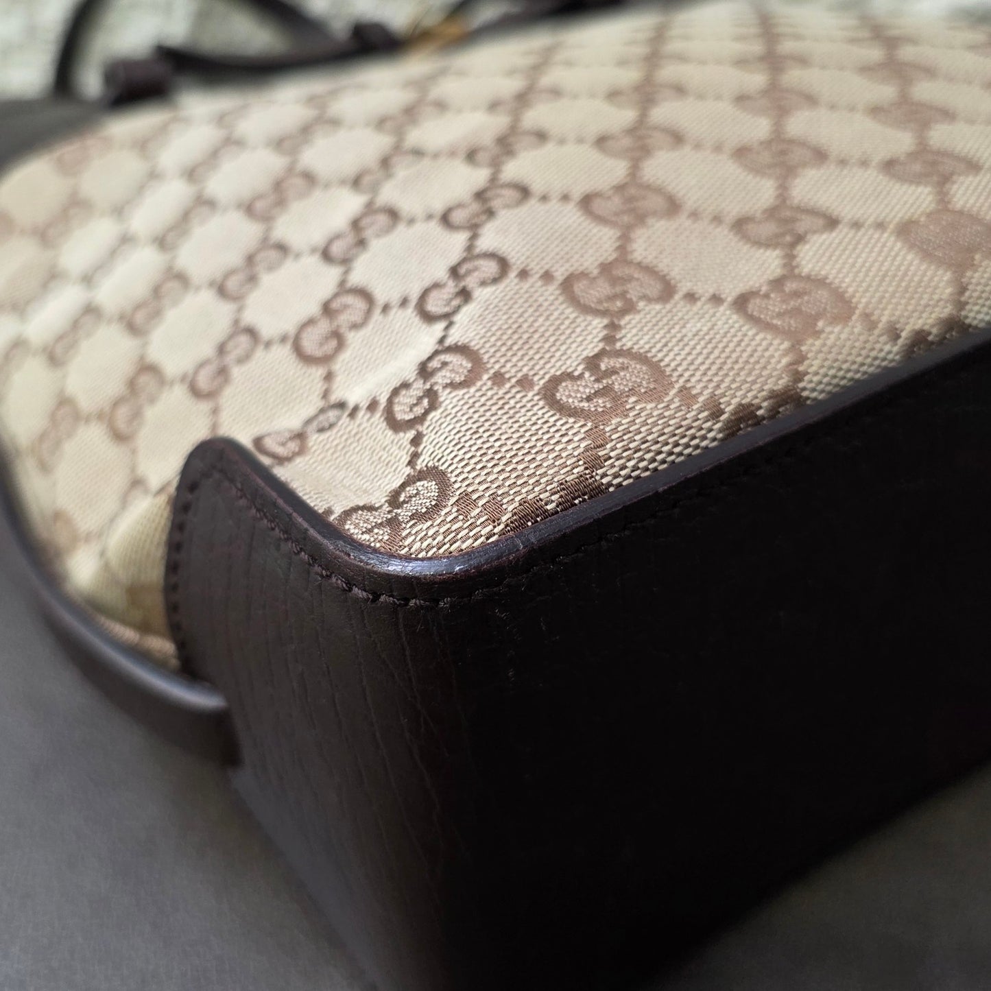 GUCCI ヴィンテージ モノグラム トートバッグ【中古】