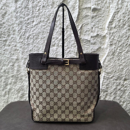 GUCCI ヴィンテージ モノグラム トートバッグ【中古】