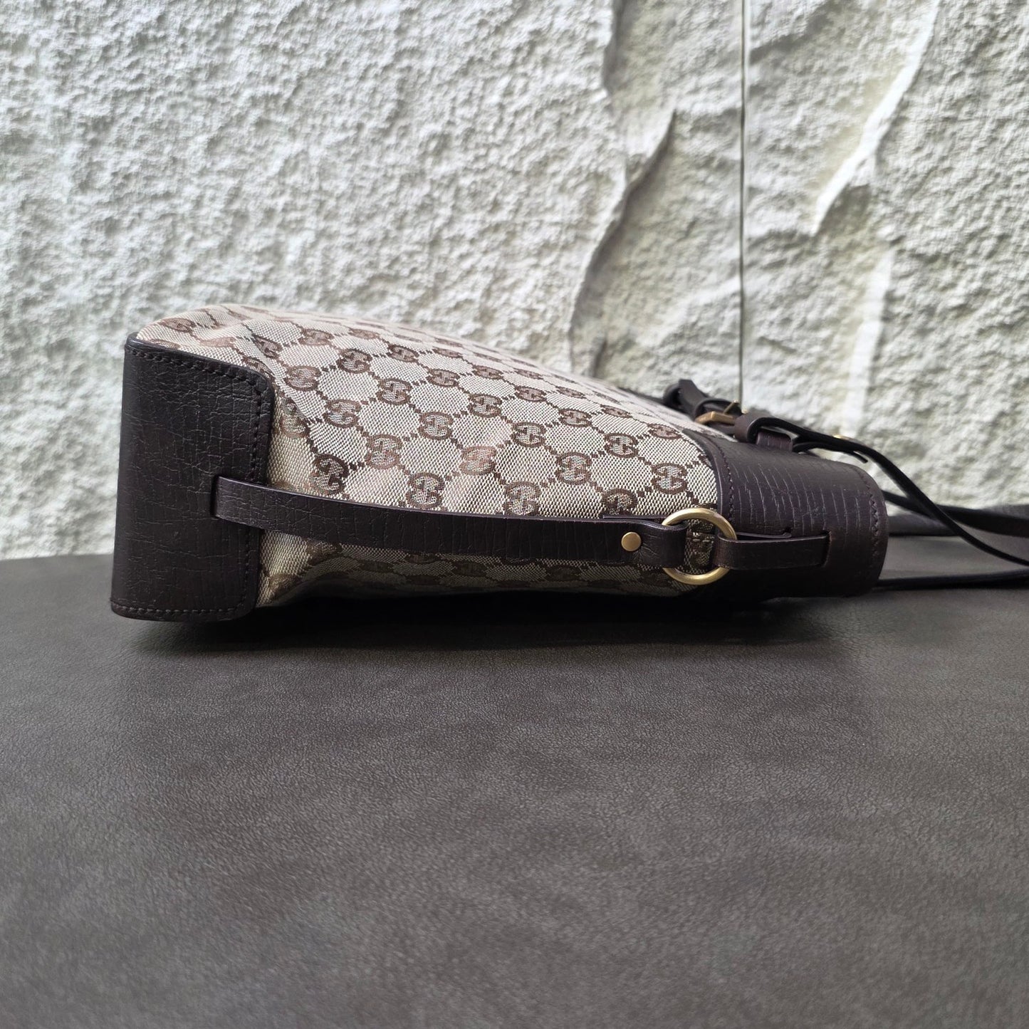 GUCCI ヴィンテージ モノグラム トートバッグ【中古】