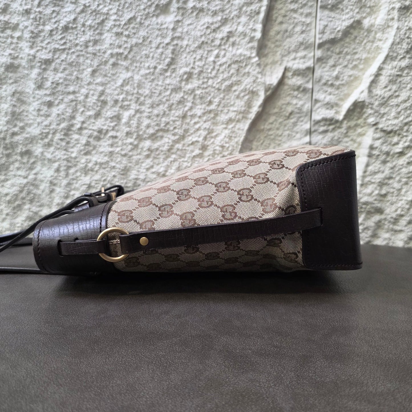 GUCCI ヴィンテージ モノグラム トートバッグ【中古】