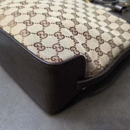 GUCCI ヴィンテージ モノグラム トートバッグ【中古】