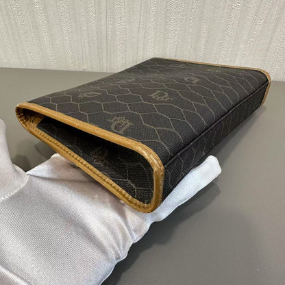 DIOR ビーハイブ モノグラム サドルバッグ【中古】