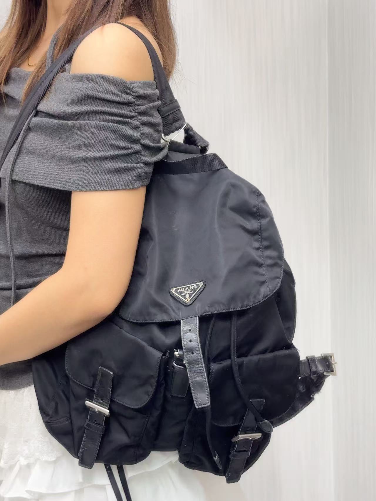 Prada Black Nylon Blackpack [Pre-Owned]