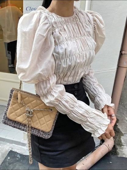 Chanel Beige Woven Tote Bag with Gold Hardware [Pre-Owned]