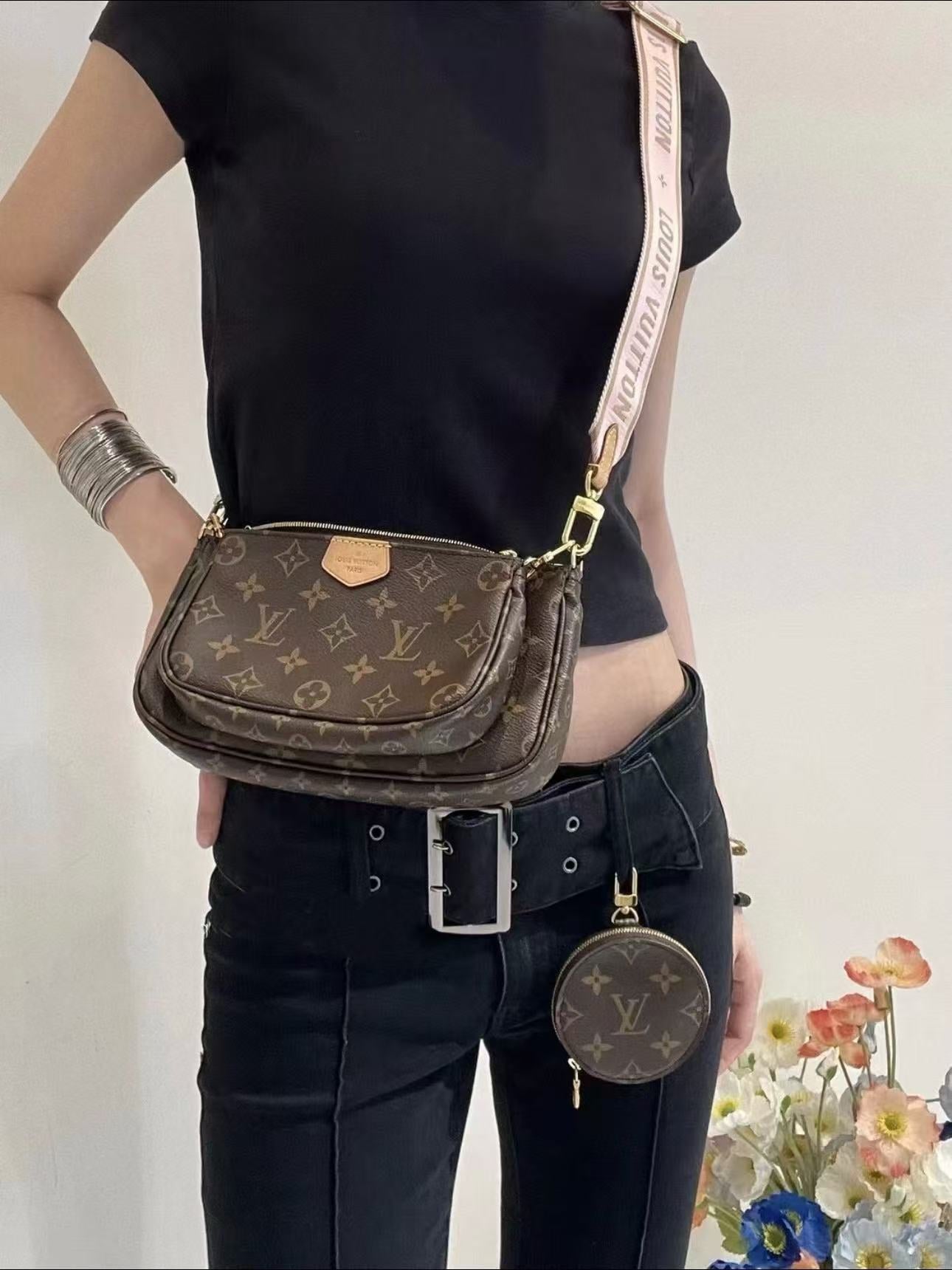 Louis Vuitton Monogram Multi Pochette Crossbody Bag [Pre-Owned]