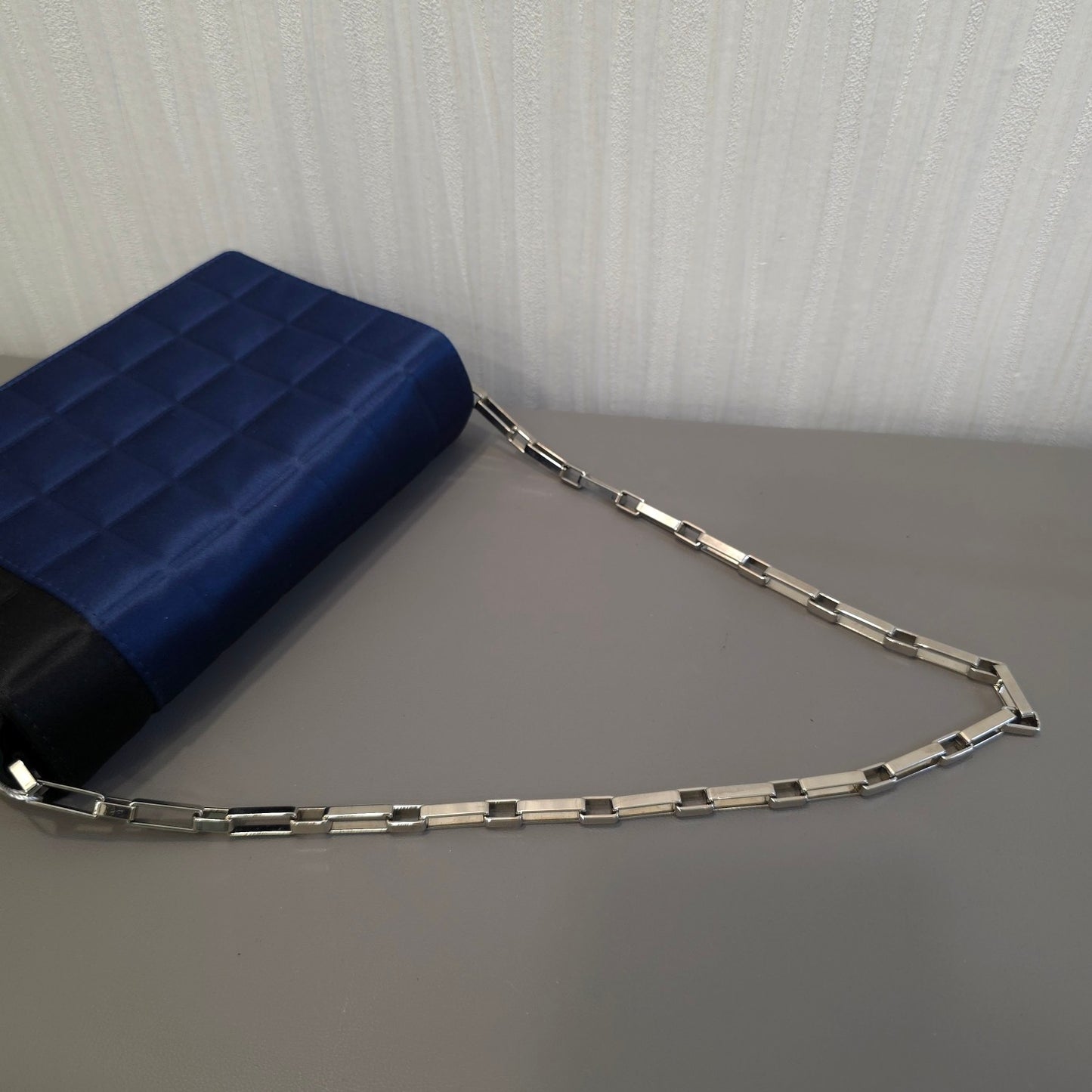 CHANEL Satin Quilted Chain Shoulder Bag [Pre-Owned]