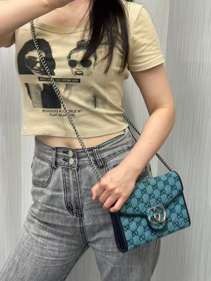 Gucci GG Supreme WOC 单肩包 [二手]