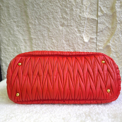 PRADA プリーツトートバッグ【中古】