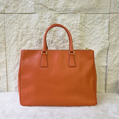 PRADA Orange Saffiano Lux Tote Bag (Galleria / Saffiano Leather) [Pre-Owned]