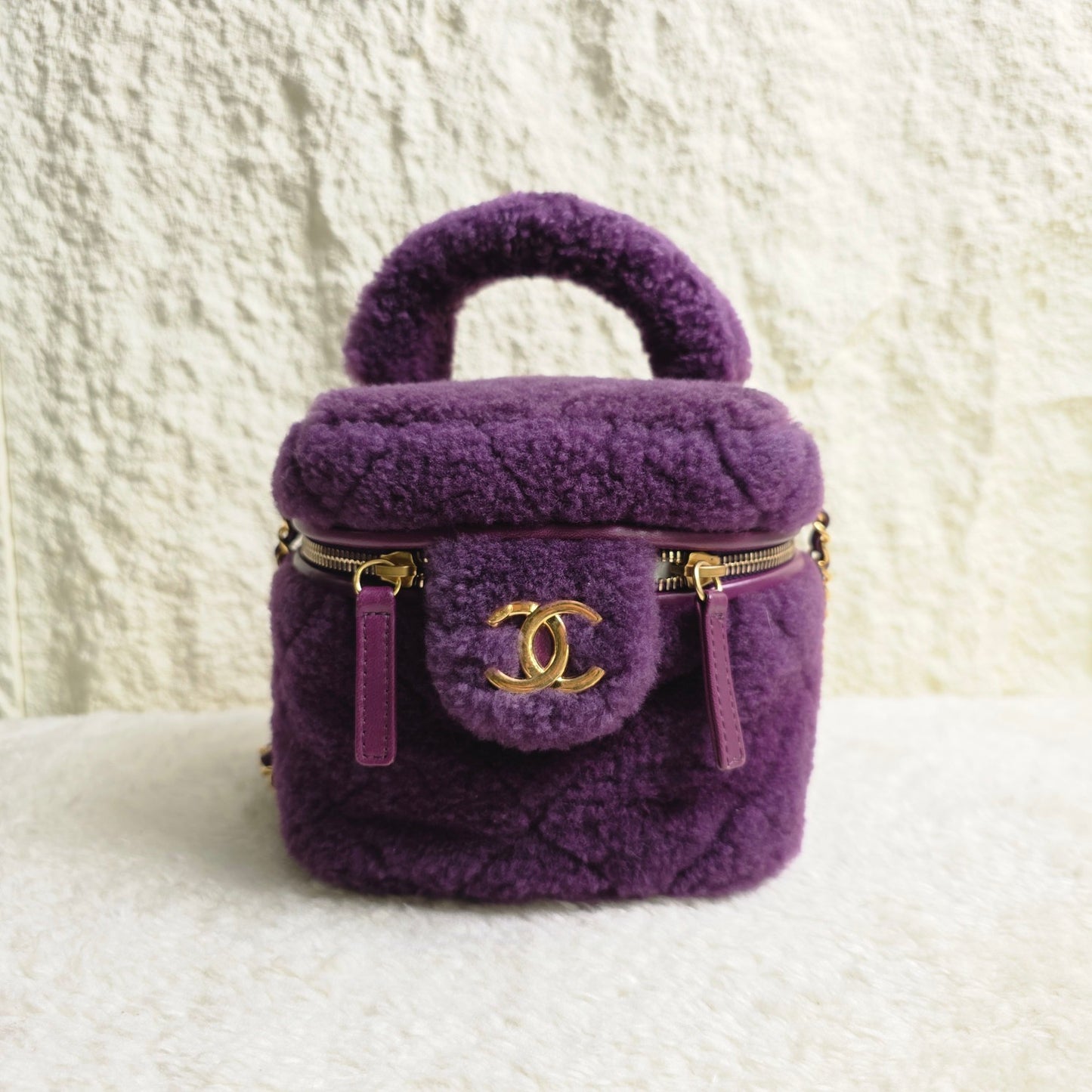 CHANEL Plush Makeup Bag [Pre-Owned]