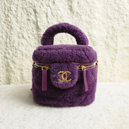 CHANEL Plush Makeup Bag [Pre-Owned]