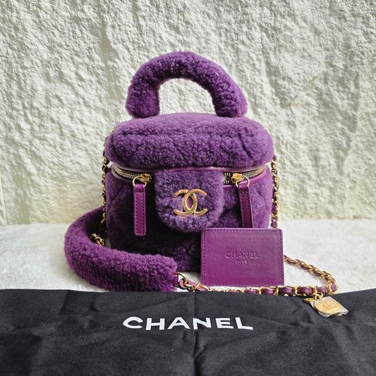 CHANEL Plush Makeup Bag [Pre-Owned]