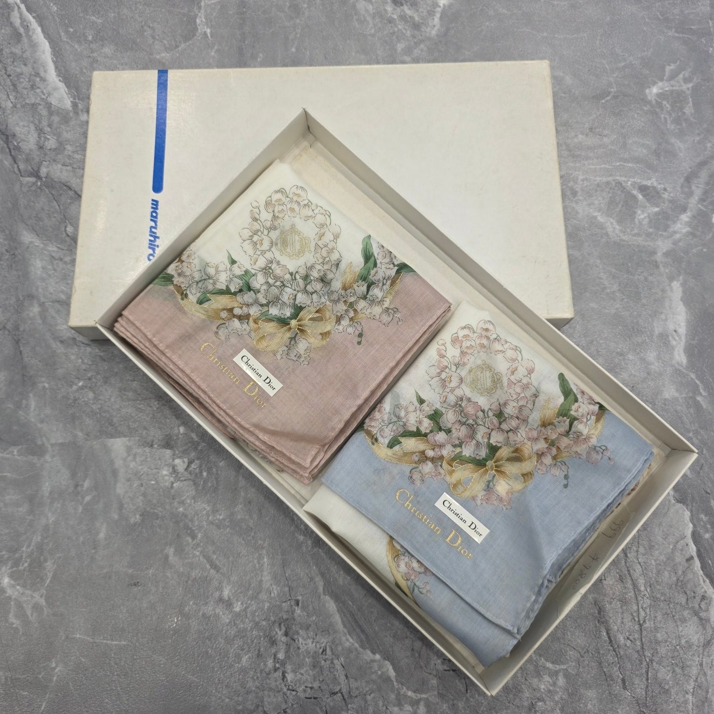 Dior Lily of the Valley Silk Scarf [Pre-Owned]