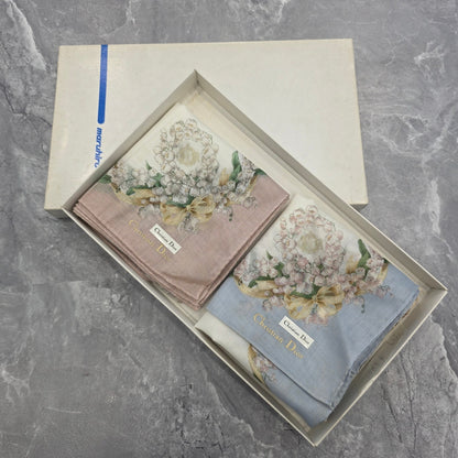 Dior Lily of the Valley Silk Scarf [Pre-Owned]