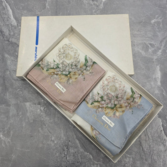 Dior Lily of the Valley Silk Scarf [Pre-Owned]