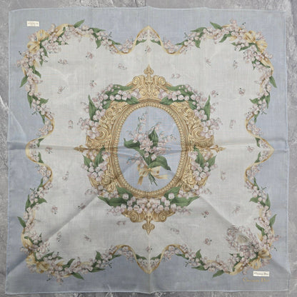 Dior Lily of the Valley Silk Scarf [Pre-Owned]