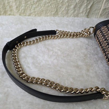 CHANEL Handwoven Grass-Look Leboy Bag [Pre-Owned]