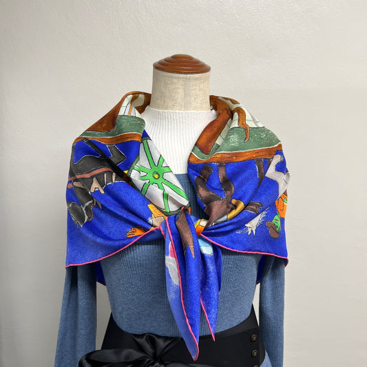 Louis Vuitton Silk Scarf [Pre-Owned]