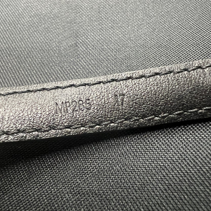 LV Black Tricolor Leather Bracelet [Pre-Owned]