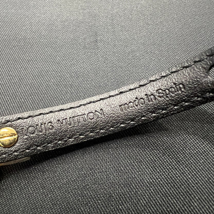 LV Black Tricolor Leather Bracelet [Pre-Owned]